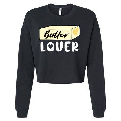 Funny Butter Lover Matching Group Cropped Pullover Crew