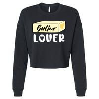 Funny Butter Lover Matching Group Cropped Pullover Crew