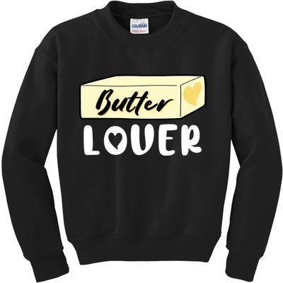 Funny Butter Lover Matching Group Kids Sweatshirt