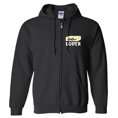 Funny Butter Lover Matching Group Full Zip Hoodie