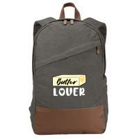 Funny Butter Lover Matching Group Cotton Canvas Backpack