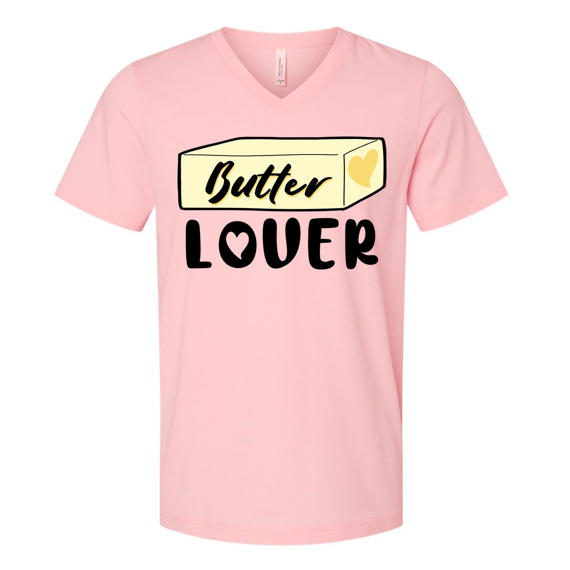 Funny Butter Lover Matching Group V-Neck T-Shirt