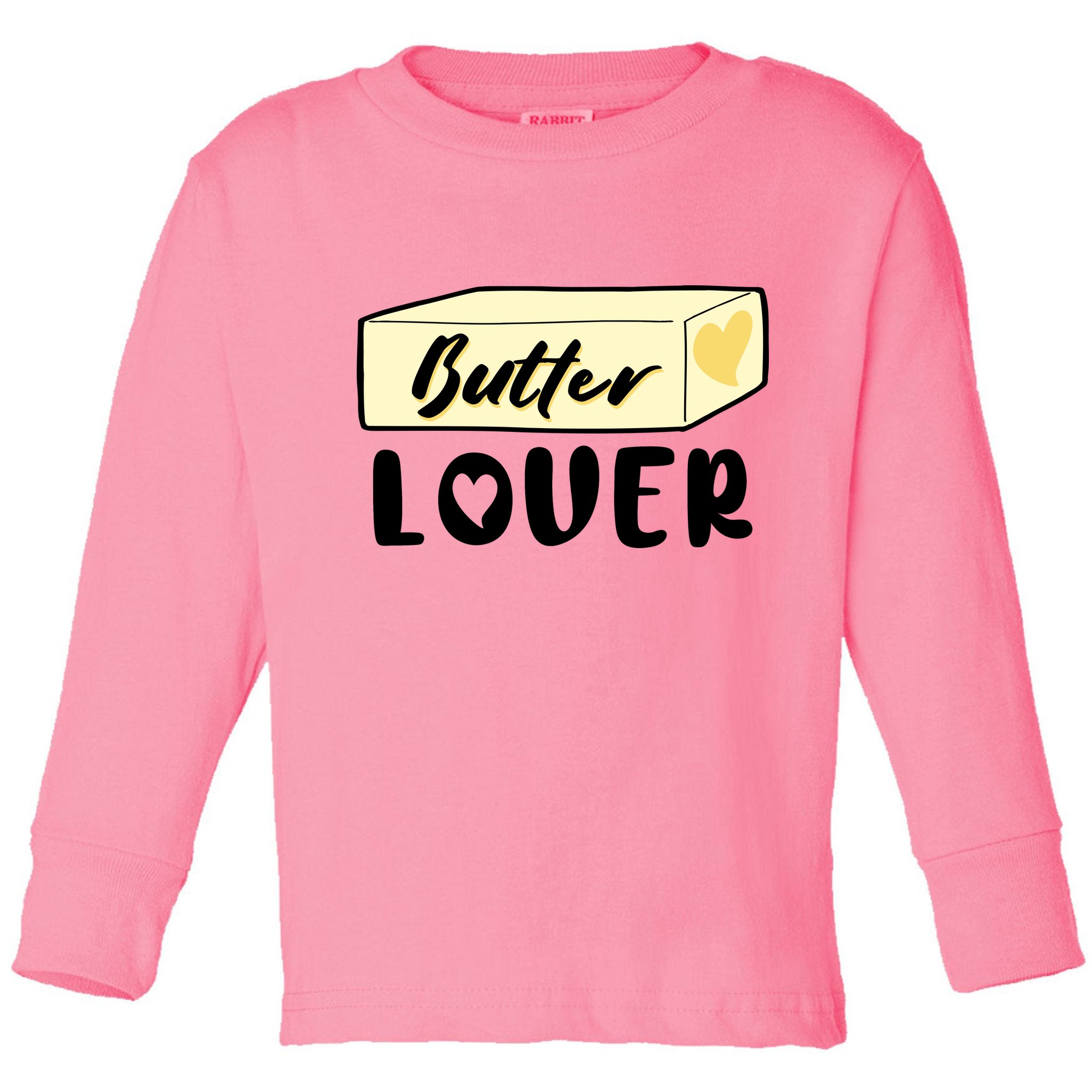 Funny Butter Lover Matching Group Toddler Long Sleeve Shirt