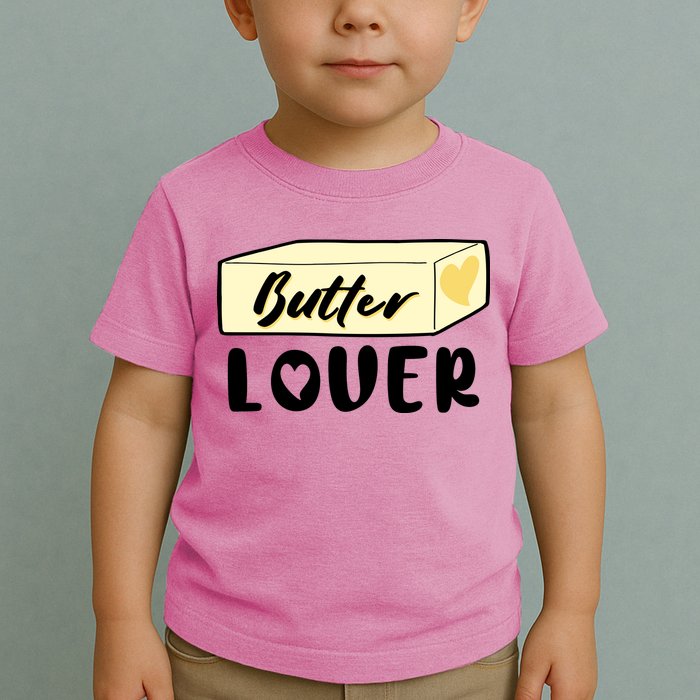 Funny Butter Lover Matching Group Toddler T-Shirt
