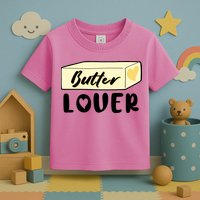 Funny Butter Lover Matching Group Toddler T-Shirt