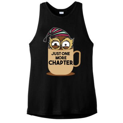 Funny Book Lover Gift | Just One More Chapter Ladies PosiCharge Tri-Blend Wicking Tank