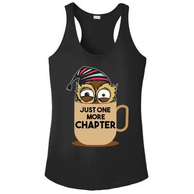 Funny Book Lover Gift | Just One More Chapter Ladies PosiCharge Competitor Racerback Tank