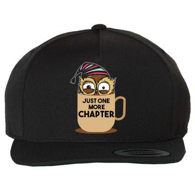 Funny Book Lover Gift | Just One More Chapter Wool Snapback Cap