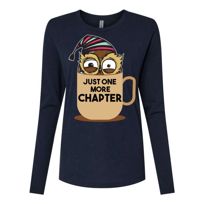 Funny Book Lover Gift | Just One More Chapter Womens Cotton Relaxed Long Sleeve T-Shirt