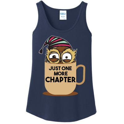 Funny Book Lover Gift | Just One More Chapter Ladies Essential Tank