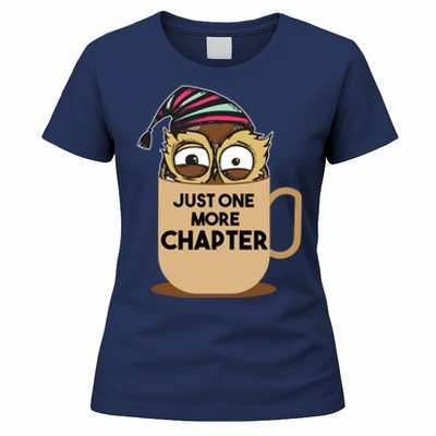 Funny Book Lover Gift | Just One More Chapter Women's T-Shirt