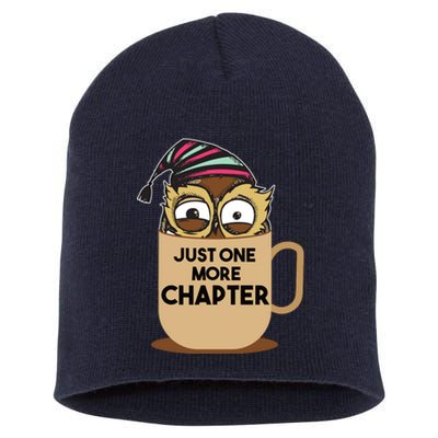 Funny Book Lover Gift | Just One More Chapter Short Acrylic Beanie