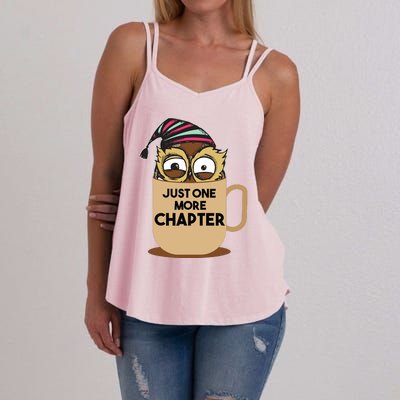 Funny Book Lover Gift | Just One More Chapter Women's Strappy Tank