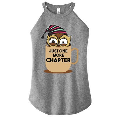 Funny Book Lover Gift | Just One More Chapter Women's Perfect Tri Rocker Tank