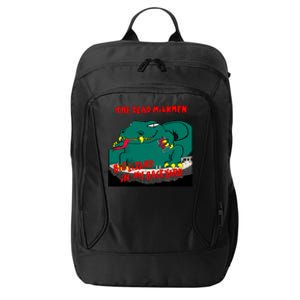 Funny Big Lizard In Backyard New Vector Design City Backpack