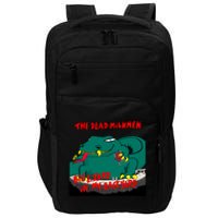 Funny Big Lizard In Backyard New Vector Design Impact Tech Backpack