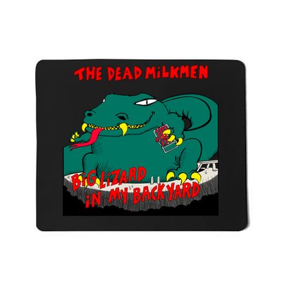 Funny Big Lizard In Backyard New Vector Design Mousepad