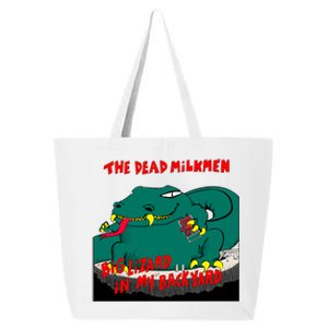 Funny Big Lizard In Backyard New Vector Design 25L Jumbo Tote