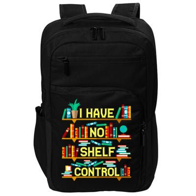 Funny Book Lover Gift Book Club Group Reading Librarian Pun Impact Tech Backpack