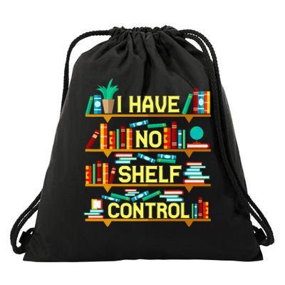 Funny Book Lover Gift Book Club Group Reading Librarian Pun Drawstring Bag