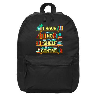 Funny Book Lover Gift Book Club Group Reading Librarian Pun 16 in Basic Backpack