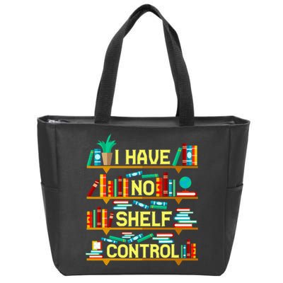 Funny Book Lover Gift Book Club Group Reading Librarian Pun Zip Tote Bag