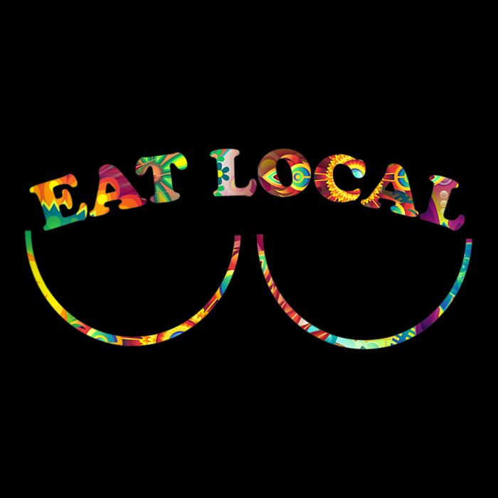 Funny Breastfeeding Meme Mom Eat Local Baby Bodysuit