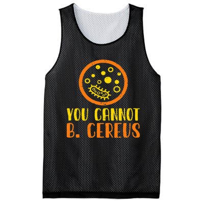 Funny Bacteria Microbiology You Cannot B. Cereus Lab Gift Mesh Reversible Basketball Jersey Tank