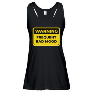 Frequent Bad Mood Funny Warning Sign Humor Ladies Essential Flowy Tank