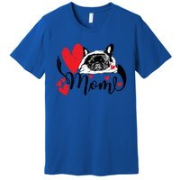 French Bulldog Mom Cute Valentine’S Day For Dog Lovers Meaningful Gift Premium T-Shirt