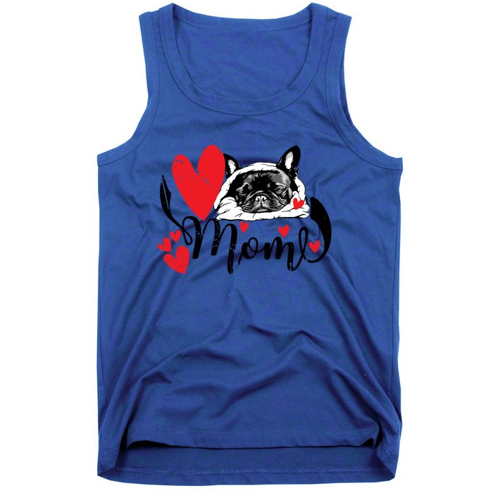 French Bulldog Mom Cute Valentine’S Day For Dog Lovers Meaningful Gift Tank Top