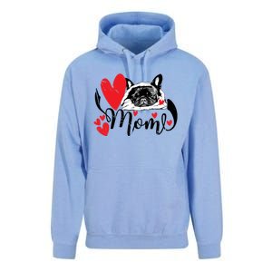 French Bulldog Mom Cute Valentine’S Day For Dog Lovers Meaningful Gift Unisex Surf Hoodie