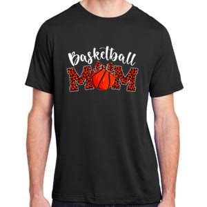 Funny Basketball Mom Leopard Mother's Day Adult ChromaSoft Performance T-Shirt