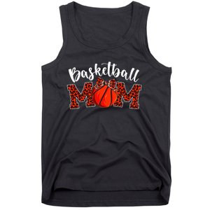 Funny Basketball Mom Leopard Mother's Day Tank Top