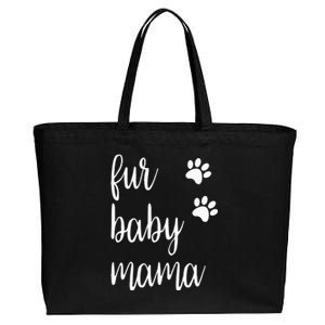 Fur Baby Mama For Animal Lovers Dogs And Cats Pets Cotton Canvas Jumbo Tote