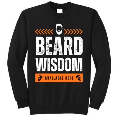 Funny Beard Man Tee Epic Beardeds Gifts - Beard Wisdom Sweatshirt