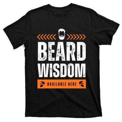 Funny Beard Man Tee Epic Beardeds Gifts - Beard Wisdom T-Shirt