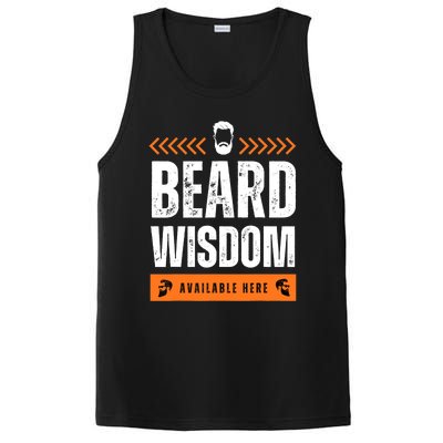 Funny Beard Man Tee Epic Beardeds Gifts - Beard Wisdom PosiCharge Competitor Tank