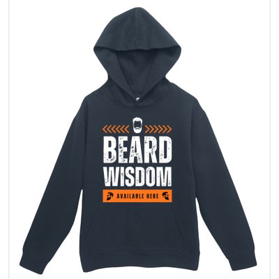 Funny Beard Man Tee Epic Beardeds Gifts - Beard Wisdom Urban Pullover Hoodie