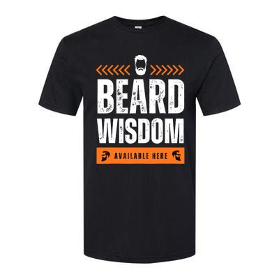 Funny Beard Man Tee Epic Beardeds Gifts - Beard Wisdom Softstyle CVC T-Shirt