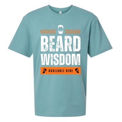 Funny Beard Man Tee Epic Beardeds Gifts - Beard Wisdom Sueded Cloud Jersey T-Shirt