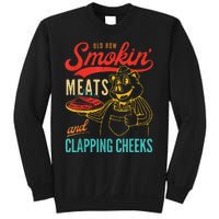 Funny Bbq Meat Groovy Smoking Fun Sweatshirt