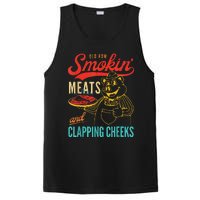 Funny Bbq Meat Groovy Smoking Fun PosiCharge Competitor Tank