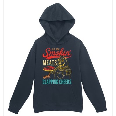 Funny Bbq Meat Groovy Smoking Fun Urban Pullover Hoodie