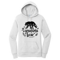 Floral Bear Matching Family Outfits, Funny Grandma Bear Women's Pullover Hoodie