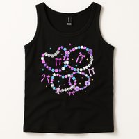 Friendship Bracelet Military Kid Purple up for Military Kid Tank Top