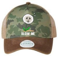 Funny Blow Me Seal Face Dandelion Meme Legacy Tie Dye Trucker Hat