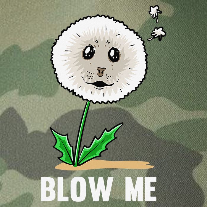 Funny Blow Me Seal Face Dandelion Meme Legacy Tie Dye Trucker Hat