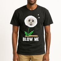 Funny Blow Me Seal Face Dandelion Meme Tall T-Shirt