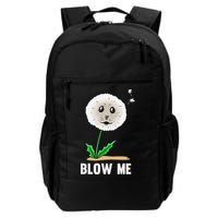 Funny Blow Me Seal Face Dandelion Meme Backpack